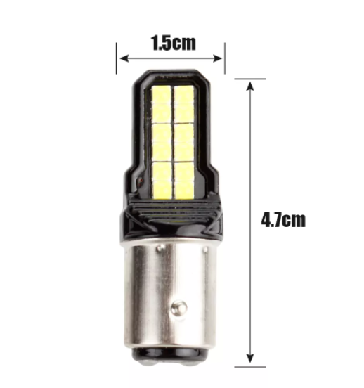 KEEN Super Bright Fix+Flash Led Bulb 12-24V 1156 1157 7440 7443 T20 Bau15s Canbus Error Free 3030 24smd Turn Signal Brake Light