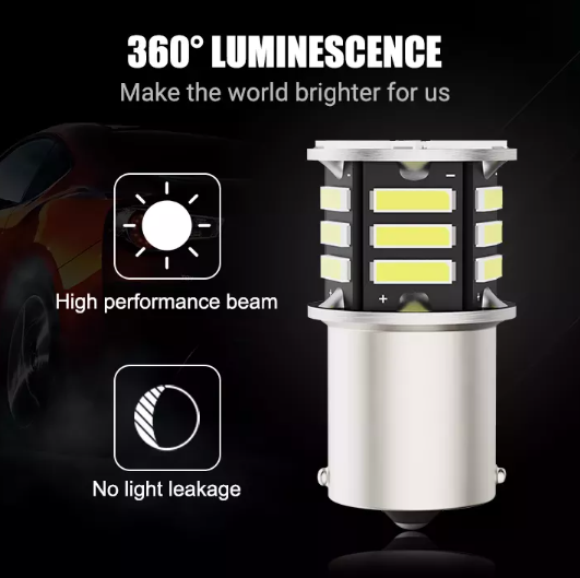 KEEN DC 12V Car Led 1156 BA15S P21W 1157 BAY15D P21/5W 21SMD 7020 Chip Auto Led Brake Light Turn Signal Lamp S25 Led Bulbs