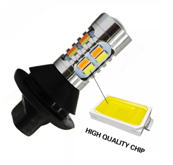 KEEN Dual Color 1156 LED Canbus Turn Signal Lights BA15S BAY15S T20 5630 20smd 7440 W21W PY21W P21W 3156 DRL Turning Lamp