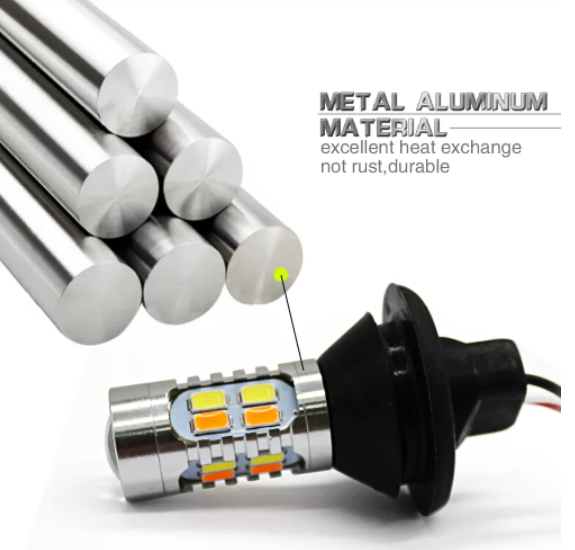 KEEN Dual Color 1156 LED Canbus Turn Signal Lights BA15S BAY15S T20 5630 20smd 7440 W21W PY21W P21W 3156 DRL Turning Lamp