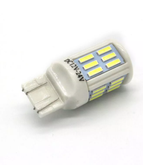 KEEN 12-24V Ceramics led Bulb S25 1156 1157 T20 7440 7443 7020 28SMD BA15S BA15D Tail Light Bulb Auto Brake Turn Signal Lamp