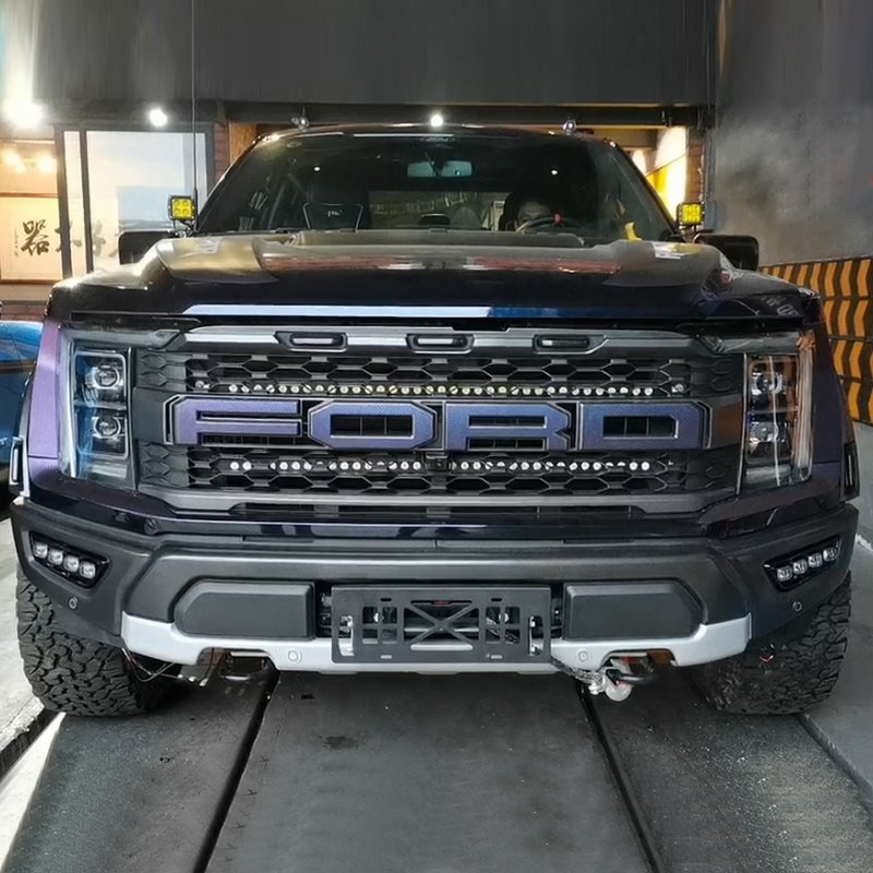 KEEN Daytime Running Light for Ford F150 Raptor 2022  Led DRL Start-scan Car Fog Lamp with Dynamic Turn Signal Auto Head Lights