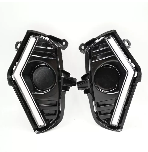 KEEN New Style Car LED Daytime Running Light For 2019 2020 2021 Toyota RAV4 DRL Fog Lamp Cover With Amber turn Signal