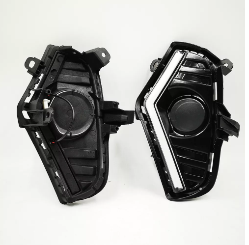 KEEN New Style Car LED Daytime Running Light For 2019 2020 2021 Toyota RAV4 DRL Fog Lamp Cover With Amber turn Signal