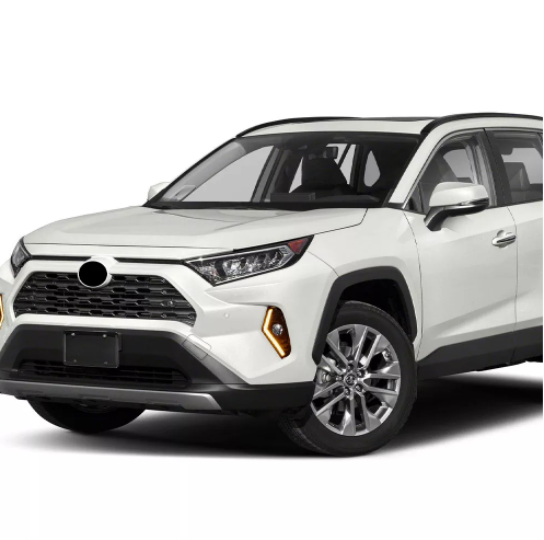 KEEN New Style Car LED Daytime Running Light For 2019 2020 2021 Toyota RAV4 DRL Fog Lamp Cover With Amber turn Signal