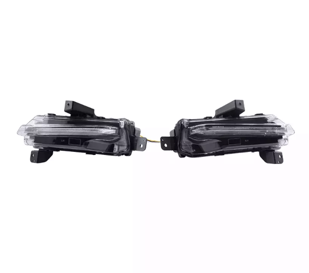 KEEN 12V New LED DRL for DRL For Chevrolet Camaro 2019 2020 2021 Daytime Running Light with Flow Turn Signal Fog Lamp Head Light