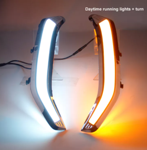 KEEN 12V LED Auto Light Daytime Running Light for Subaru Forester 2013-2016 Fog Light DRL Amber Car Turning