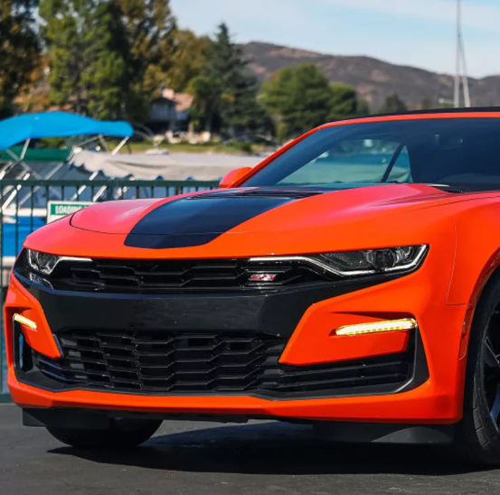 KEEN 12V New LED DRL for DRL For Chevrolet Camaro 2019 2020 2021 Daytime Running Light with Flow Turn Signal Fog Lamp Head Light