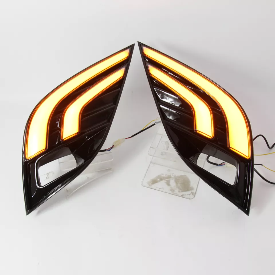 KEEN Hot Sale LED Daytime Running Lamp for Toyota Camry 2018-2019 led DRL with Yellow Turning Driving Fog Lamp