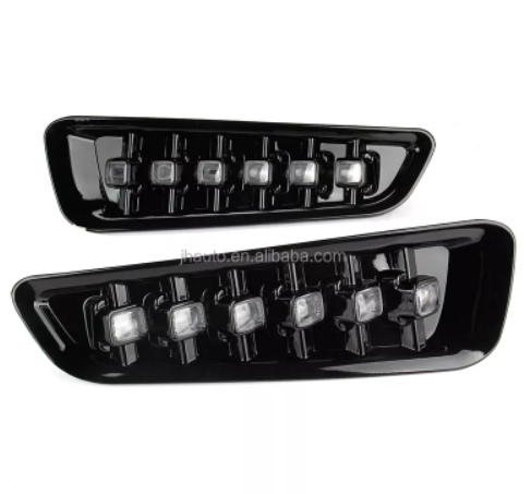  KEEN For White amber Switchback Sequential blue fog light for 2017 2018 2019 Ford F150 Raptor DRL daytime running fog lamp cover