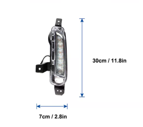 KEEN Car LED DRL for Suzuki Vitara 2016 Daytime Running Lights with Amber Turn Signal Auto Headlight Driving Fog Light