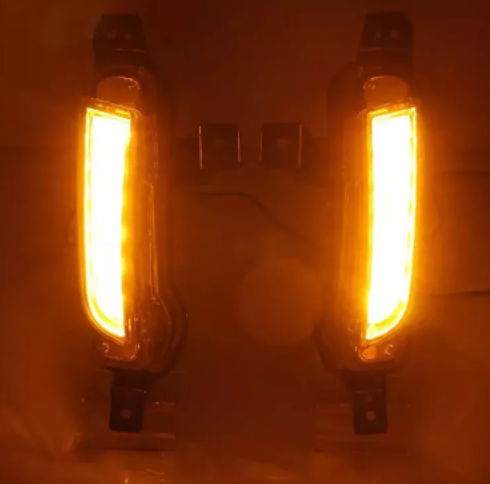 KEEN Car LED DRL for Suzuki Vitara 2016 Daytime Running Lights with Amber Turn Signal Auto Headlight Driving Fog Light