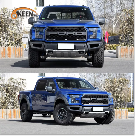  KEEN For White amber Switchback Sequential blue fog light for 2017 2018 2019 Ford F150 Raptor DRL daytime running fog lamp cover