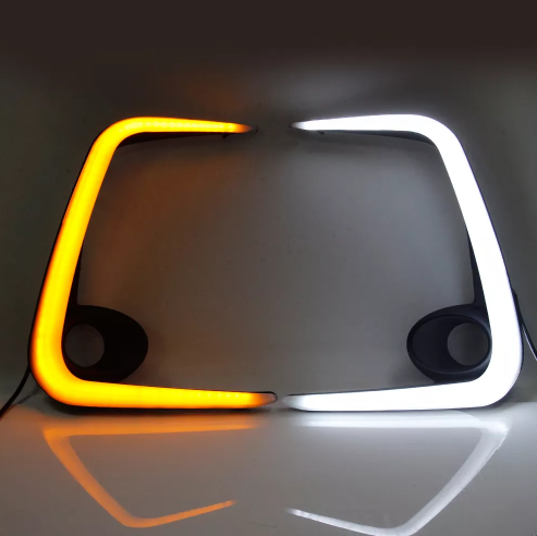 KEEN Car Light DRL for Toyota Corolla 2019 2020 U-shape Daylight Driving Headlights Auto Turn Lamp Foglight led