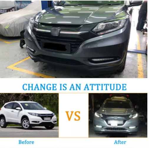   KEEN 12v Daytime Running Light for Honda Vezel 2015-2018 LED DRL with Amber Turn Signal Auto Driving Fog Light