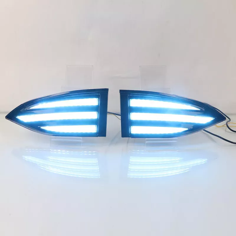 KEEN Daytime Running Light for Mazda CX-5 CX5 2022 Start scaning led DRL with Flow Turn Signal Driving Fog Lamp Headlight