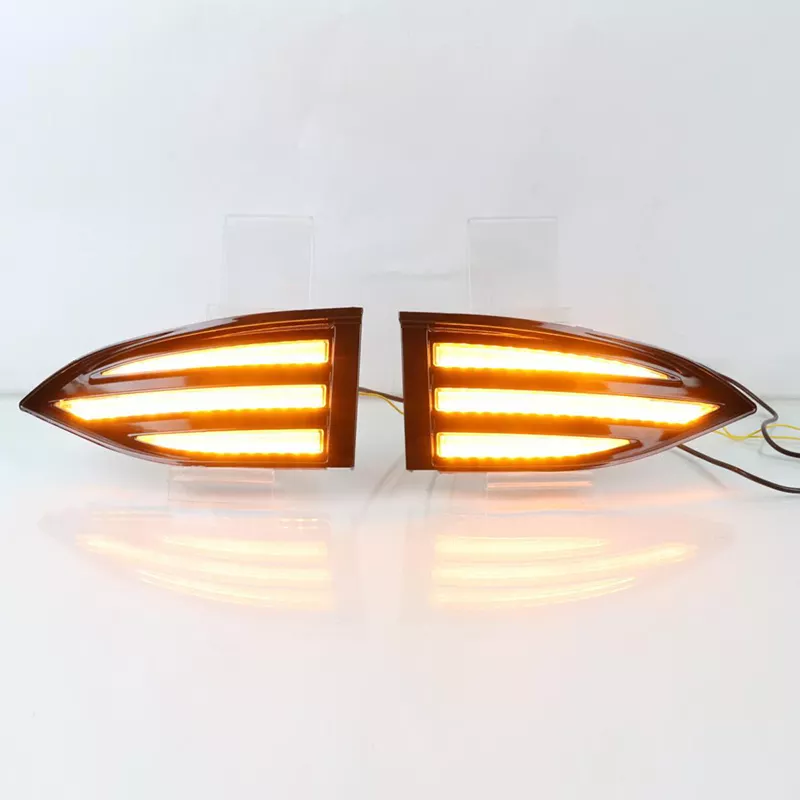 KEEN Daytime Running Light for Mazda CX-5 CX5 2022 Start scaning led DRL with Flow Turn Signal Driving Fog Lamp Headlight