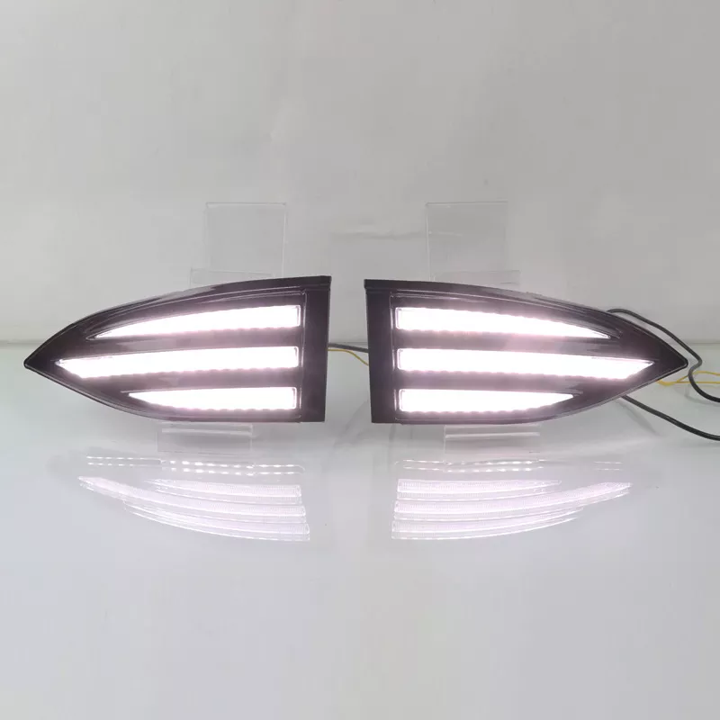 KEEN Daytime Running Light for Mazda CX-5 CX5 2022 Start scaning led DRL with Flow Turn Signal Driving Fog Lamp Headlight