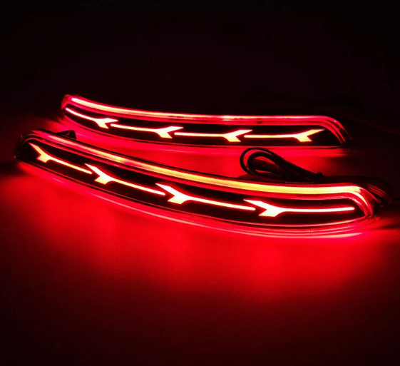  KEEN Car Led Tail Light for Toyota Innova 2015 2016 2017 Rear Bumper Light Brake Turn Signal Reflector Fog Lamp