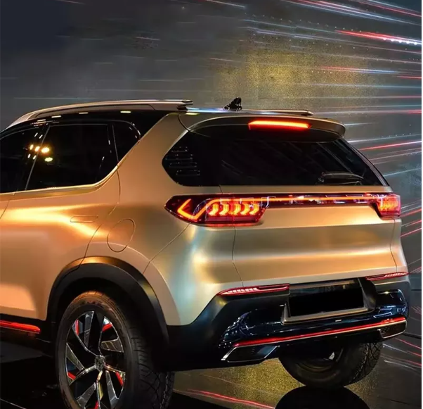   KEEN Car Part Rear Bumper Lamp for Kia SONET 2020 2021 2022 Reflector Light Flow Turn Signal Brake Tail Lights