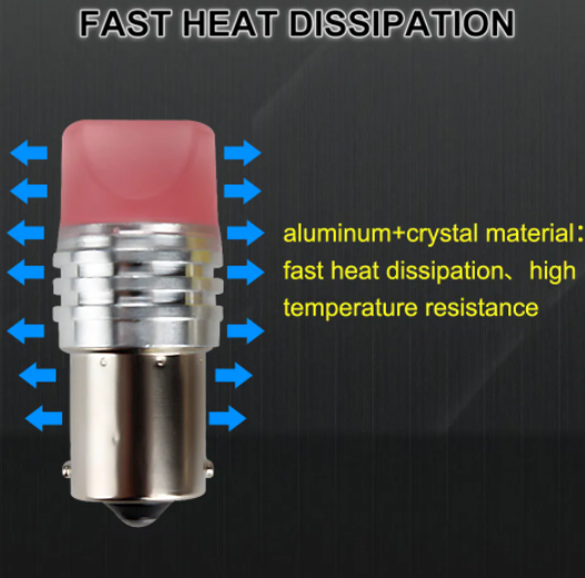 KEEN DC 9-14.5V Crystal Car Led Bulb T20 2835 9smd 7440 7443 W21/5W T25 S25 1156 1157 Tail Reverse Lamp Brake Turn Signal Light