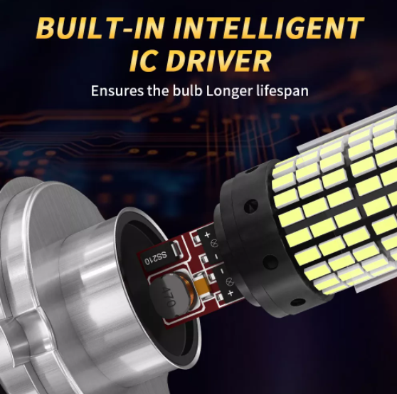   KEEN 12V Motorcycle Headlight Fog Light Bulb H4 BA20D P15D LED 144SMD 3014 Led Motor Motorbike Brake Lights