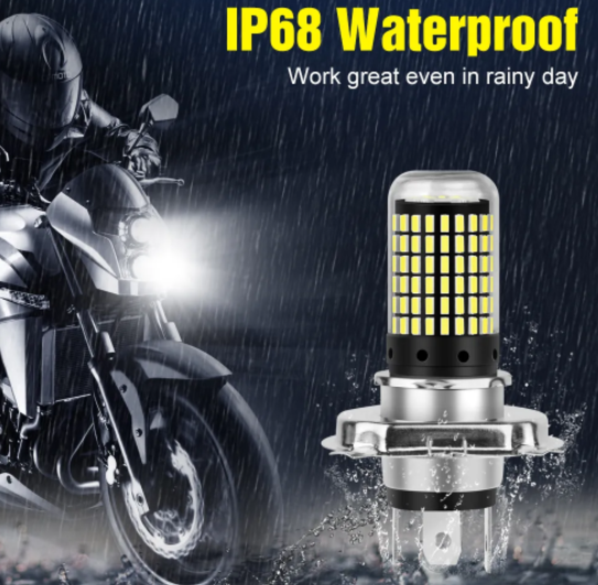   KEEN 12V Motorcycle Headlight Fog Light Bulb H4 BA20D P15D LED 144SMD 3014 Led Motor Motorbike Brake Lights