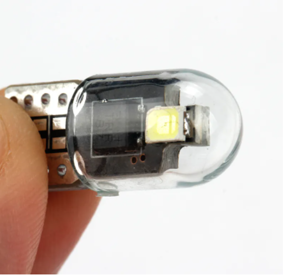   KEEN 12V Glass Housing T10 W5W Led 3030 2smd Wedge Bulbs Canbus Auto Side Lamp Car Interior Reading Lights led t10 3030