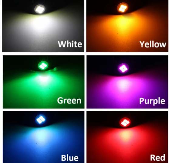 KEEN 12-24V Car W5W led Bulb 3030 4SMD T10 Clearance Wedge Dome Lights Auto License Plate Trunk Light Parking Lamp