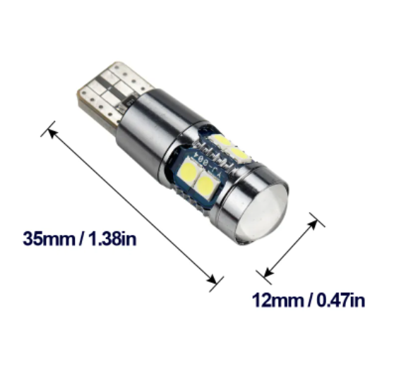  KEEN 12V Car Light 3030 10SMD T10 Canbus Interior Lights W5W Error Free Clearance Width Parking Lamp License Plate Light