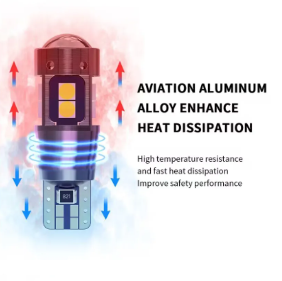  KEEN 12V Car Light 3030 10SMD T10 Canbus Interior Lights W5W Error Free Clearance Width Parking Lamp License Plate Light