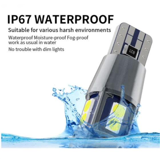  KEEN 12V Car Light 3030 10SMD T10 Canbus Interior Lights W5W Error Free Clearance Width Parking Lamp License Plate Light