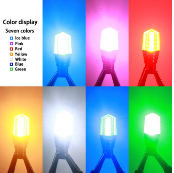  KEEN New T15 LED Bulb 2835 10SMD Canbus 12-24V W16W Reverse Lamp Car Turn Signal Tail Light Bulbs