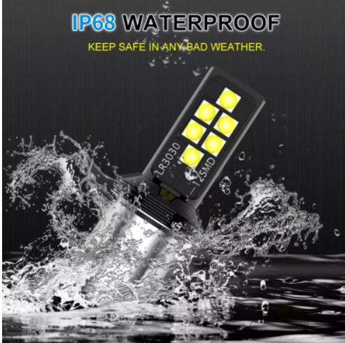 KEEN 12-24V T20 LED 3030 12SMD Light Bulb 1156 1157 BA15S BA15D Canbus Reverse Tail Brake Led bulb Turn Signal Lamp 7443 7440