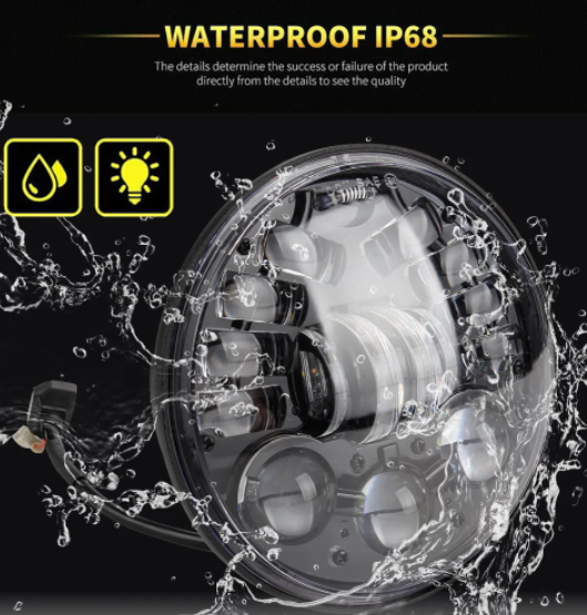   KEEN 5.5 inch 12-80V led Work Light for Truck SUV 4x4 Car Motorcycle 60W Round Hi/Lo Beam Headlight Driving DRL