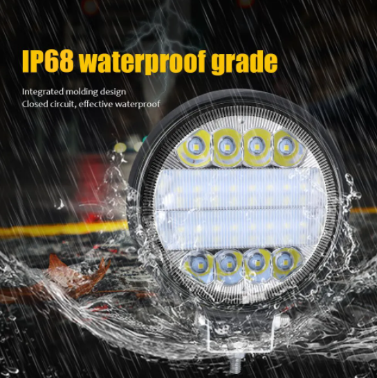   KEEN 72w Round Woke Light for Truck Trailer Car SUV Engineer Vehicle Driving Fog Lamp Offroad led Headlight Spotlights