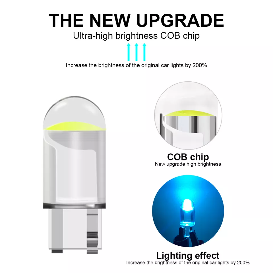 KEEN Crystal 12V led bulb T10 for Car W5W T10 LED Auto Interior Lights Clearance Lamp Width light 