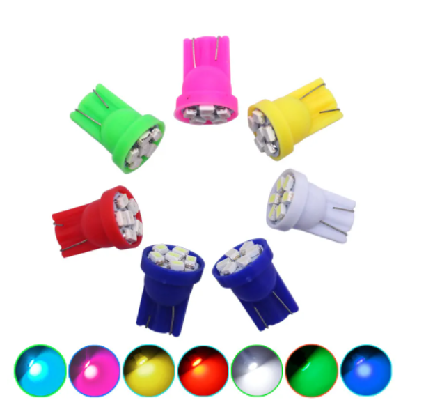  KEEN 12V T10 194 168 1206 6SMD Wedge Indication Clearance Light Bulbs Car Parking Width Lamp Interior Reading Lamp Lights Bulb