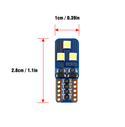   KEEN Car Bulbs T10 Led 3030 6 SMD Canbus Error Free Car Interior Reading Lamp W5W Bulbs Clearance Lights Auto Parking Lamp
