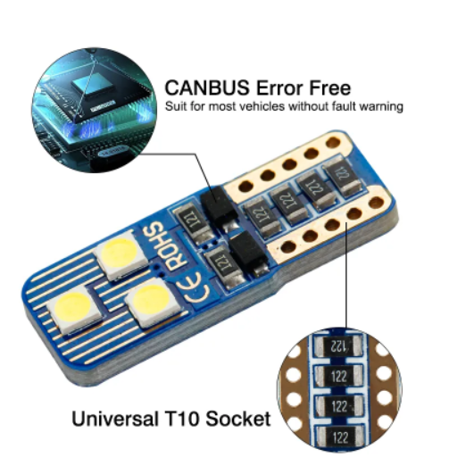   KEEN Car Bulbs T10 Led 3030 6 SMD Canbus Error Free Car Interior Reading Lamp W5W Bulbs Clearance Lights Auto Parking Lamp