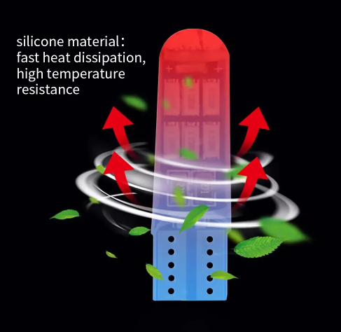  KEEN 12v Silicone Led T10 Bulb Flash 3014 15smd Park Led Lamp Strobe Car Bulbs W5W Clearance Width Lights
