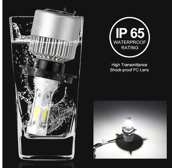 KEEN Super Bright Auto S2 LED Headlight Bulb H1 H3 H4 H7 H11 9005 9007 H13 S2 COB Headlamp 6500k