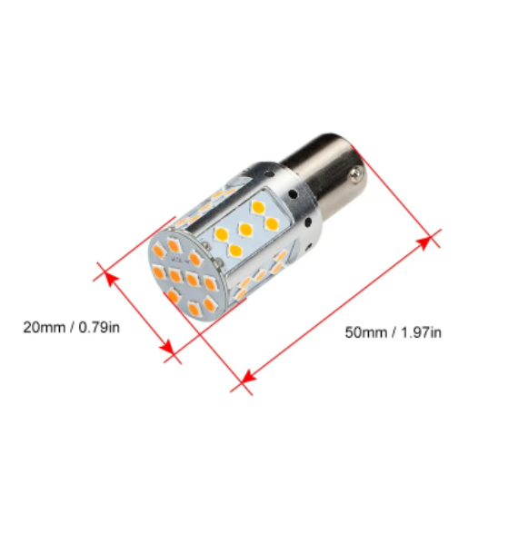 KEEN 12-24V Canbus 3030 35SMD No Error Turn Signal Light 1156 BAU15S PY21W 3156 T20 7440 Driving Light White Red Amber