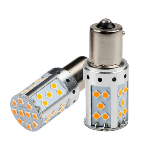 KEEN 12-24V Canbus 3030 35SMD No Error Turn Signal Light 1156 BAU15S PY21W 3156 T20 7440 Driving Light White Red Amber