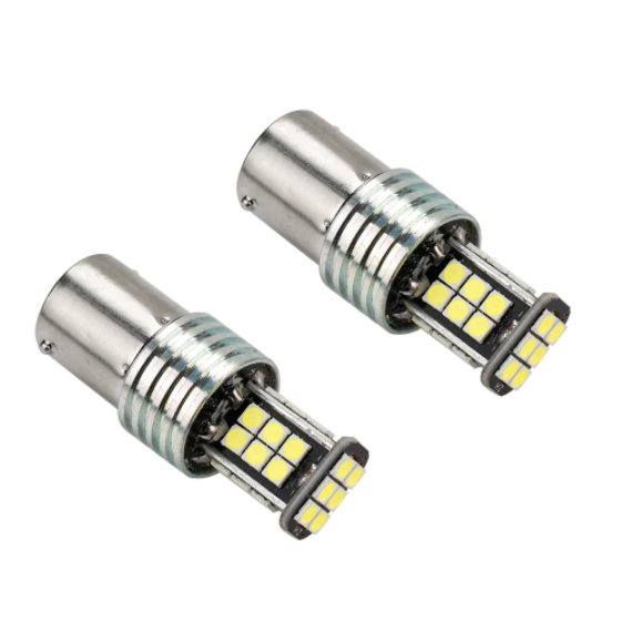 KEEN 12V Car Brake Light Bulb 1157 1156 Ba15s 24smd 3030 T20 7440 7443 T25 LED Reverse Lights Car Turn Signal Tail Led Bulbs