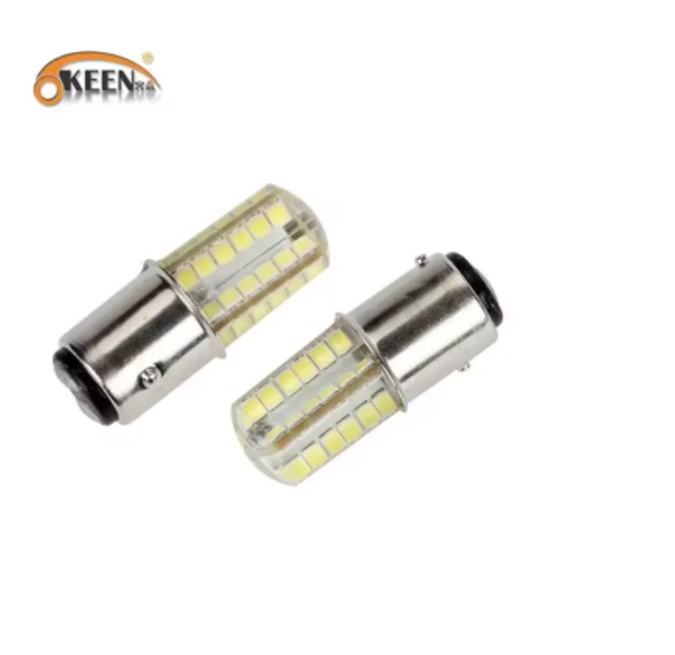 KEEN DC12V Silicone Auto 1156 1157 LED Light 5050 48SMD Bulbs BA15S BAY15D Car Brake Reverse Turn Signal Lights Bulb P21W PY21W