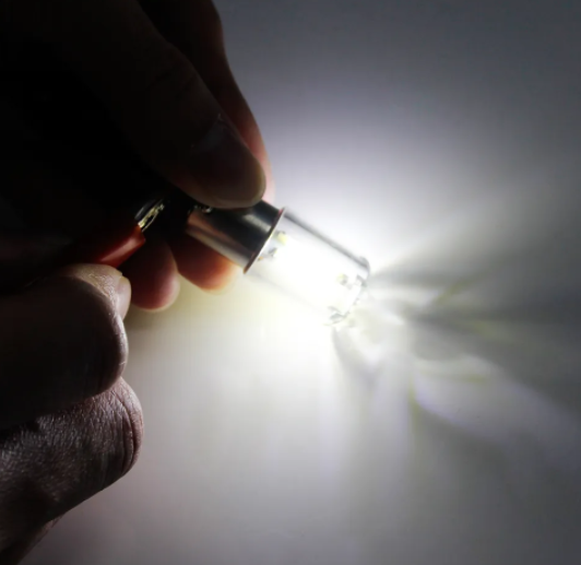 KEEN Wholesale Glass LED Car lights 3W 1156 COB 1157 BA15S BA15D P21W Auto Light Bulbs Reverse Brake Turn Signal Lights