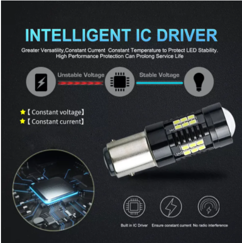 KEEN 12-24v Canbus Car Led Bulbs 1156 BA15S P21W 1157 BAY15D 3030 21SMD T20 T25 Tail Light Auto Reverse Brake Light Turning Lampts Bulbs