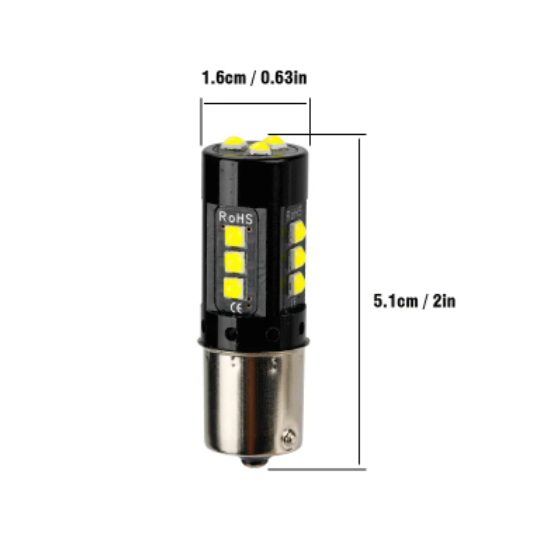 KEEN 8-80V 1156 Turn Signal Light Bulb 3030 15SMD BA15S P21W P21/5W 1157 BA15D BAY15D Auto Tail Lamp Brake Lights Bulbs
