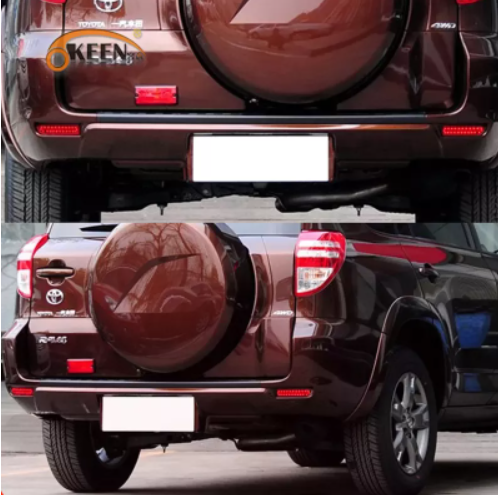 KEEN Waterproof 12V LED Car Rear Bumper Light For 2006-2012 Toyota RAV4 ALPHARD PREVIA Auto Tail Brake Lights led Reflector